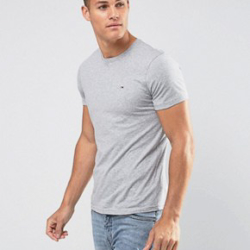 Tommy Hilfiger T-Shirt - Grey - crew neck.jpg