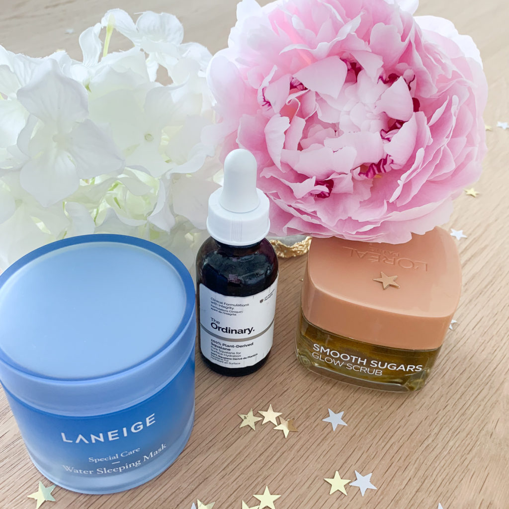 L'oreal Smooth Sugars Glow Scrub Laneige Water Sleeping Mask The Ordinary 100 Plant-Derived Squalane